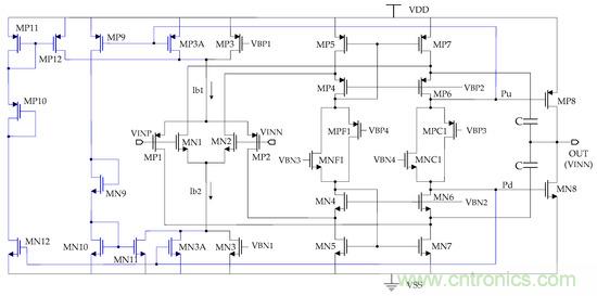 新型Class-AB緩衝放大器，適用於FPD應用