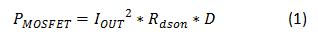 DC/DC變換器數據表&mdash;&mdash;計算係統損耗