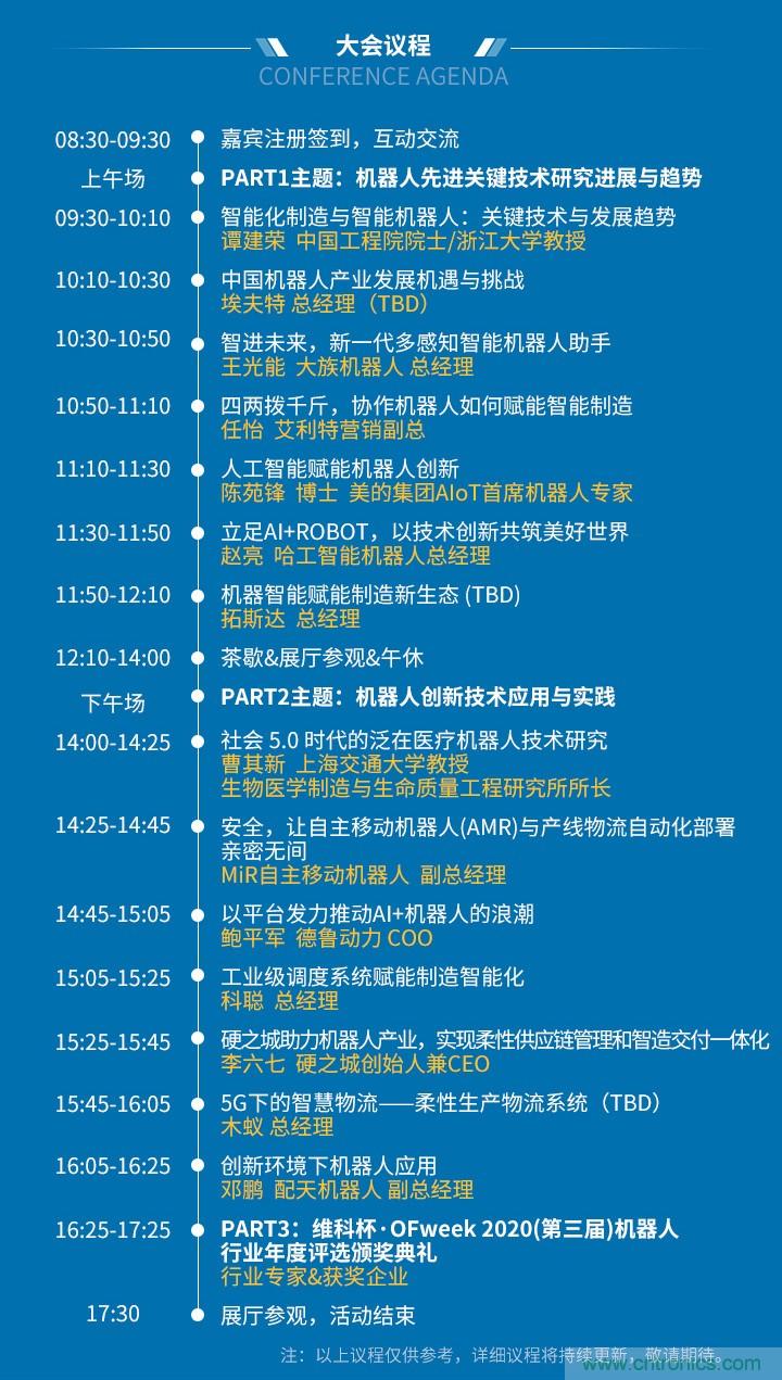 新鬆、拓斯達、埃夫特、美的集團&hellip;&hellip;大批名企即將聚首第十屆機器人產業大會