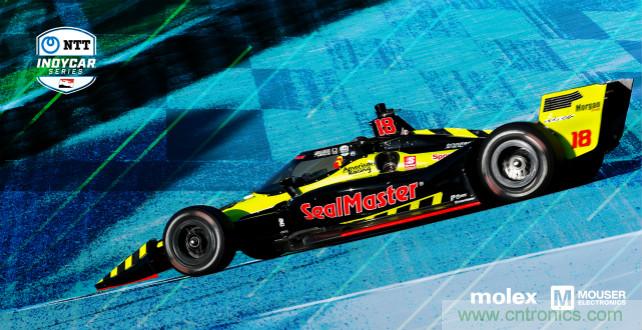 貿澤與Molex共同讚助Dale Coyne Racing with Vasser Sullivan車隊的整個2021 IndyCar賽季