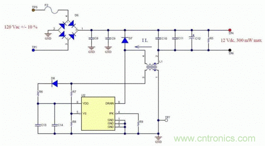 倒置降壓器怎樣解決交流電源非隔離反激器的拓撲選擇？