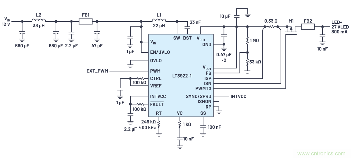 如何抑製來自開關電源的複雜的FM頻段傳導輻射？