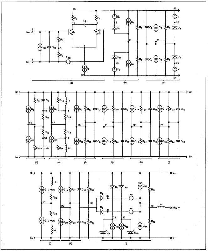 兼容SPICE的運算放大器宏模型