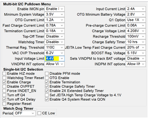 充電芯片BQ25601應用中的若幹問題