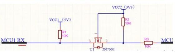 不同的電平信號的MCU如何進行串口通信？