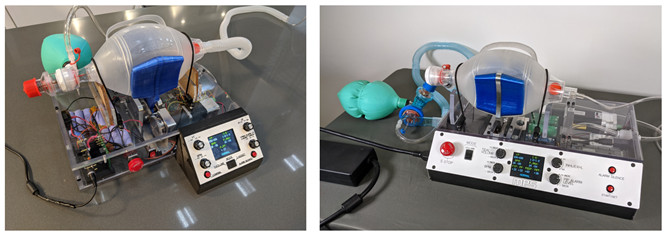 帶eMotion智能電機控製和備用電池的MPS開源急救呼吸機