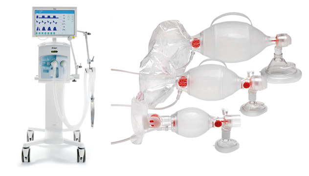帶eMotion智能電機控製和備用電池的MPS開源急救呼吸機