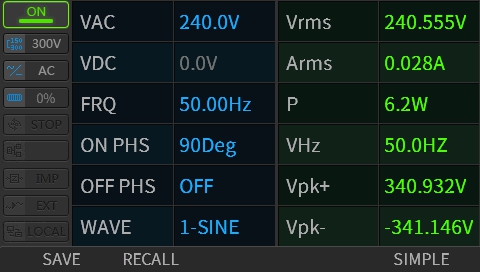 可編程交流電源應用－－電子設備啟動浪湧電流測試
